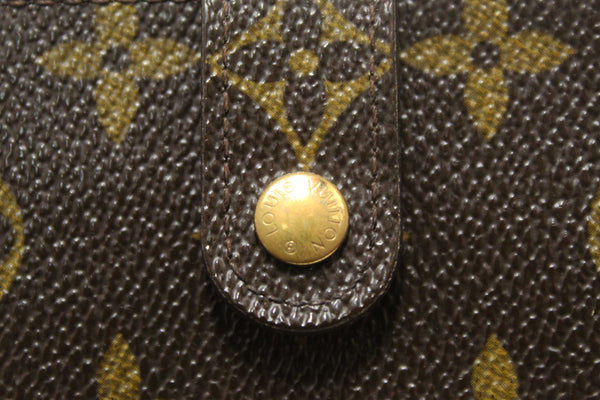Louis Vuitton Classic Monogram Canvas Medium Compact Wallet