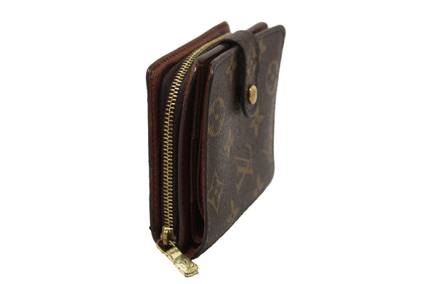 Louis Vuitton Classic Monogram Canvas Medium Compact Wallet