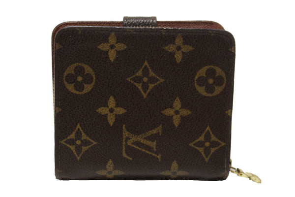 Louis Vuitton Classic Monogram Canvas Medium Compact Wallet