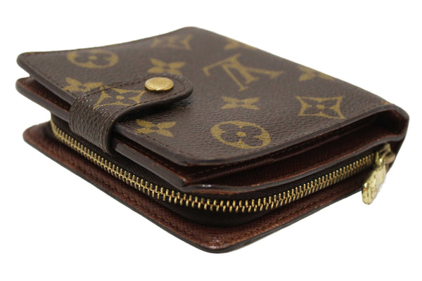 Louis Vuitton Classic Monogram Canvas Medium Compact Wallet