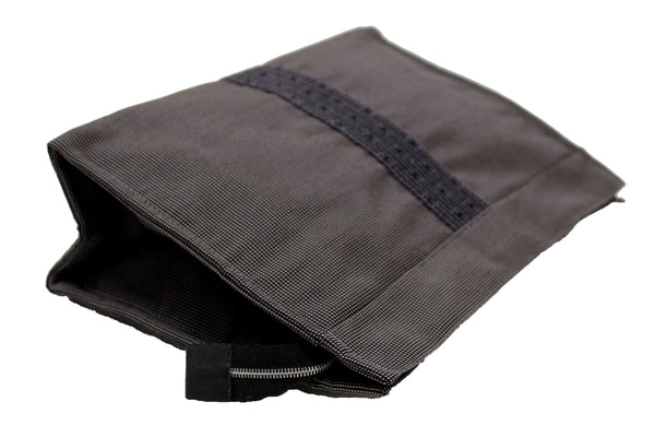 Hermes Grey Toile H Canvas Herline Clutch | Italystation.com - Shop Now at italystation.com