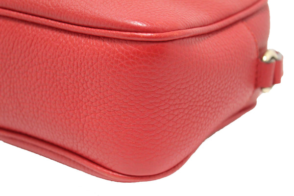 Gucci Red Soho Leather Small Disco Messenger Bag