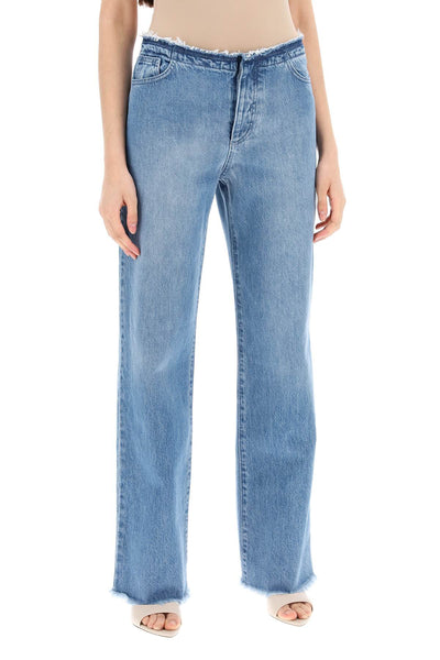 Mvp wardrobe straight leg levant jeans with eight MVPE4PJ125 DENIM