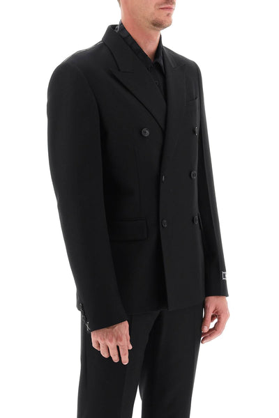 Versace tailoring jacket in wool 1012492 1A07978 BLACK