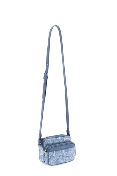 Versace baroque messenger bag 1012856 1A09321 BABY BLUE GENTIAN BLUE RU