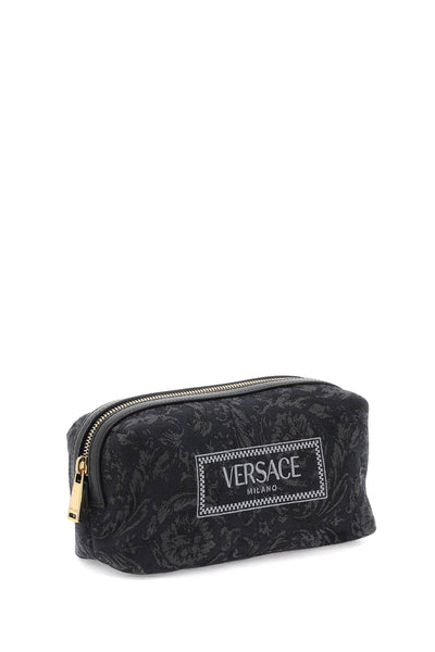 Versace barocco vanity case 1013925 1A09741 BLACK BLACK VERSACE GOLD