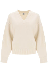 Toteme wool and cashmere sweater 241 WRT1034 YA0004 SNOW