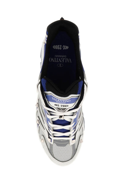 Valentino garavani low-top ms-2960 sneakers 2Y2S0F57KJU SILVER EL BLU ARG P GR ARG A BLU PAL BP