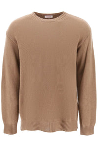 Valentino garavani cashmere sweater with stud 3V3KC26X9JP CAMMELLO