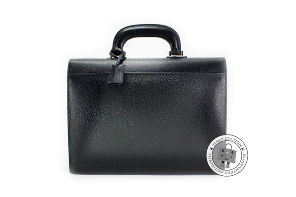GUCCI Gucci 201849 B690N Black / 1000 Leather Briefcases Shw | Italystation.com - Shop Now at italystation.com
