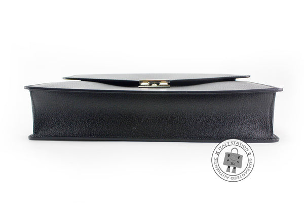 GUCCI Gucci 201849 B690N Black / 1000 Leather Briefcases Shw | Italystation.com - Shop Now at italystation.com