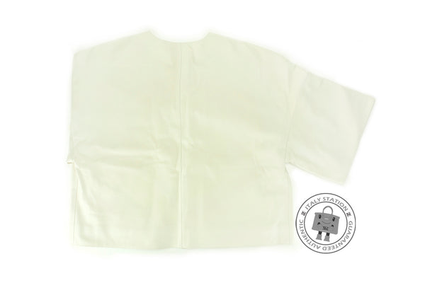 HERMES Hermes 221206D4A636 Veau Patine Paletot Ivoire / A6 Leather 36  | Italystation.com - Shop Now at italystation.com
