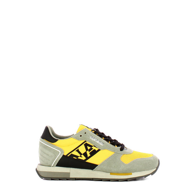 Napapijri - Sneakers Virtus in Nylon Yellow Grey - NP0A4I7U  | Italystation.com - Shop Now at italystation.com