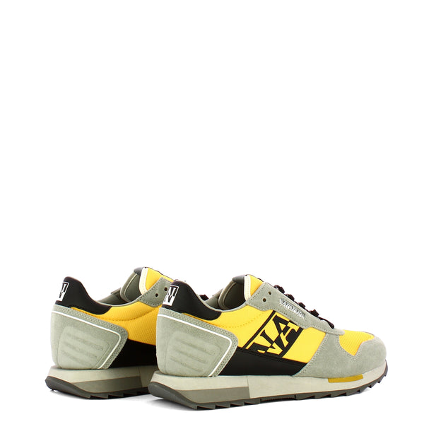 Napapijri - Sneakers Virtus in Nylon Yellow Grey - NP0A4I7U  | Italystation.com - Shop Now at italystation.com
