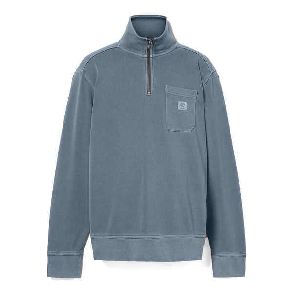 Timberland - Felpa con zip Merrymack Dyed Dark Sapphire - T | Italystation.com - Shop Now at italystation.com