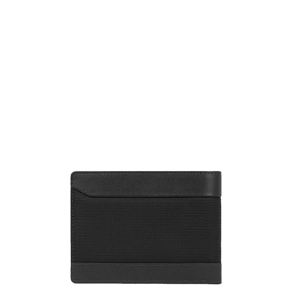 Piquadro - Portafoglio con portamonete RFID in tessuto ricicl | Italystation.com - Shop Now at italystation.com