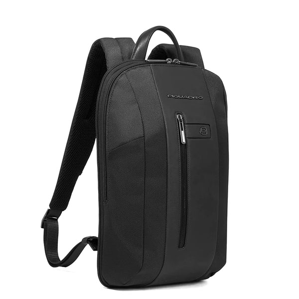 Piquadro - Zaino Sottile Porta PC Espandibile Brief 15.6 in t | Italystation.com - Shop Now at italystation.com