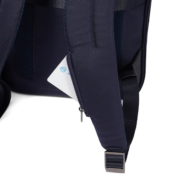 Piquadro - Zaino Sottile Porta PC Espandibile Brief 15.6 in t | Italystation.com - Shop Now at italystation.com