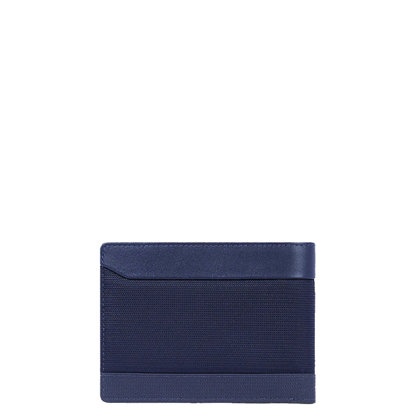 Piquadro - Portafoglio con portamonete RFID in tessuto ricicl | Italystation.com - Shop Now at italystation.com