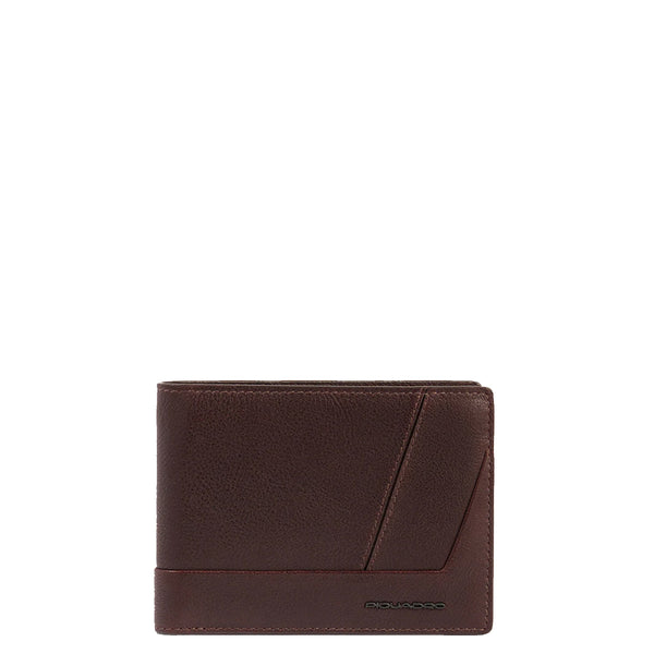 Piquadro - Portafoglio con portamonete RFID Carl - PU257S129R | Italystation.com - Shop Now at italystation.com