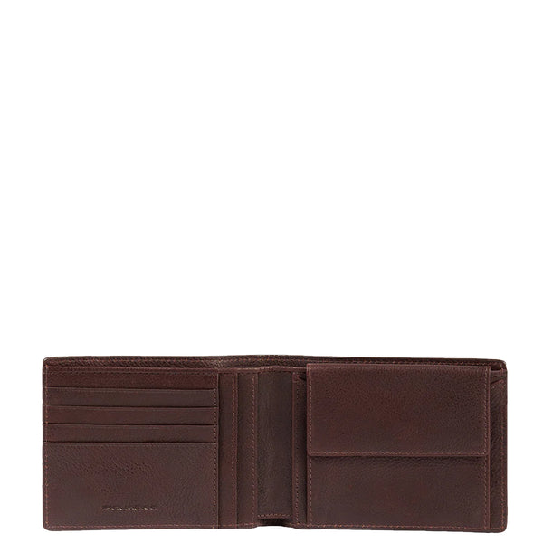 Piquadro - Portafoglio con portamonete RFID Carl - PU257S129R | Italystation.com - Shop Now at italystation.com
