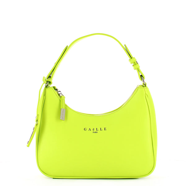 Gaëlle Ga‚àö¬¥lle - Hob Bag in similpelle liscia Verde Cedro - GAACW00 | Italystation.com - Shop Now at italystation.com