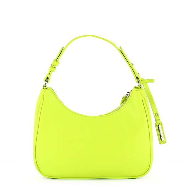 Gaëlle Ga‚àö¬¥lle - Hob Bag in similpelle liscia Verde Cedro - GAACW00 | Italystation.com - Shop Now at italystation.com