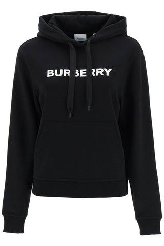 Burberry poulter hoodie with logo print 8054386 BLACK