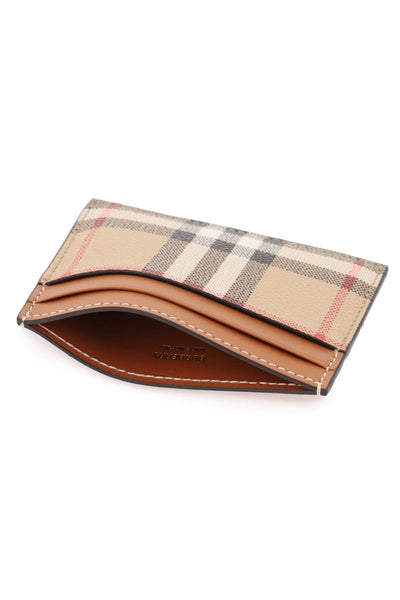 Burberry card holder with tartan pattern 8070418 ARCHIVE BEIGE