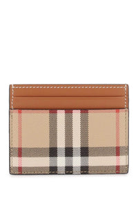 Burberry card holder with tartan pattern 8070418 ARCHIVE BEIGE