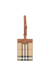 Burberry check luggage tag 8073976 ARCHIVE BEIGE