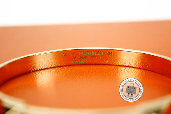 HERMES Hermes 108112B Collier DE Chien Cuff Cdc 18K Gold / 00SH Metal  | Italystation.com - Shop Now at italystation.com