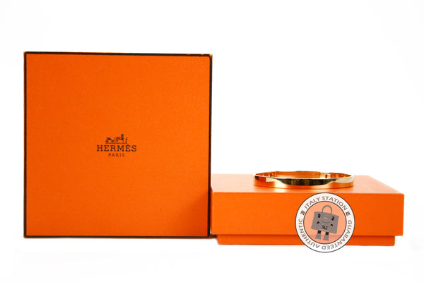 HERMES Hermes 108112B Collier DE Chien Cuff Cdc 18K Gold / 00SH Metal  | Italystation.com - Shop Now at italystation.com