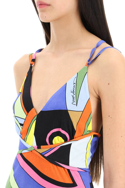 Moschino multicolor printed jersey maxi dress A0443 0556 FANTASIA VARIANTE UNICA