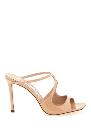 Jimmy choo 'anise 95' mules ANISE 95 PAT BALLET PINK