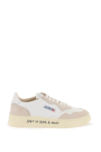Autry leather medalist low sneakers AULWVY01 WHITE SAND