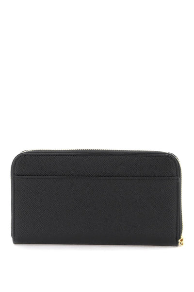 Dolce & gabbana leather zip-around wallet BI0473 A1001 NERO