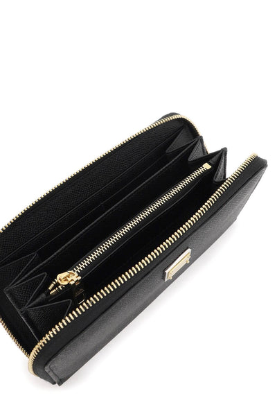 Dolce & gabbana leather zip-around wallet BI0473 A1001 NERO