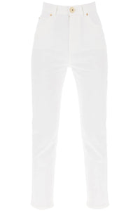 Balmain high-waisted slim jeans CF1MG007DB69 BLANC