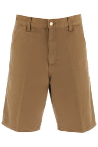 Carhartt wip organic cotton shorts I027942 HAMILTON BROWN