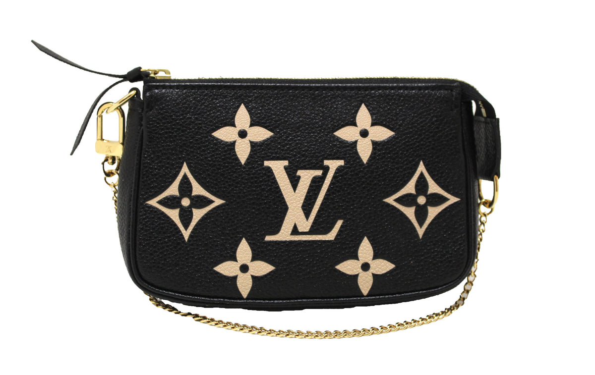 Louis Vuitton MINI POCHETTE Bicolor Monogram Empreinte Leather