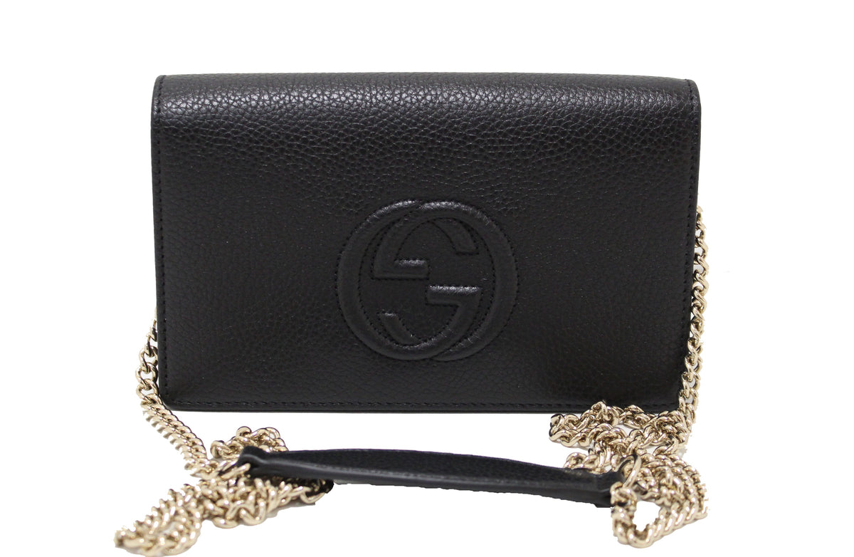 Soho leather crossbody bag Gucci Black in Leather - 31365474