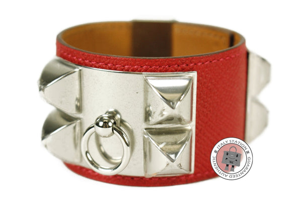 HERMES Hermes Collier DE Chien Cuff Cdc Casaque / CKQ5 Epsom Small Bra | Italystation.com - Shop Now at italystation.com