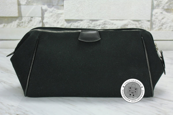 HERMES Hermes Bombay Black / CK89 Canvas Mini Clutch Phw | Italystation.com - Shop Now at italystation.com