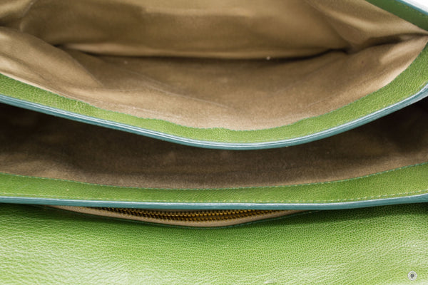 MIU MIU Miu Miu Green Calfskin Shoulder Bags Ghw | Italystation.com - Shop Now at italystation.com