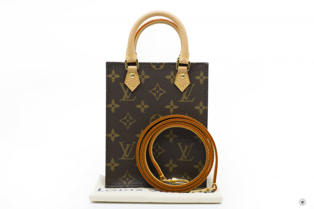 Louis Vuitton M69422 Petit Sac Plat Monogram Canvas Shoulder Bags – Italy  Station