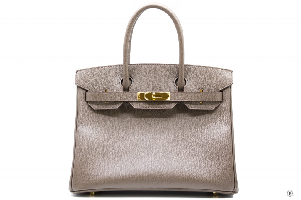 Hermes Birkin Etain / CC8F Epsom 30 Tote Bag Ghw – Italy Station