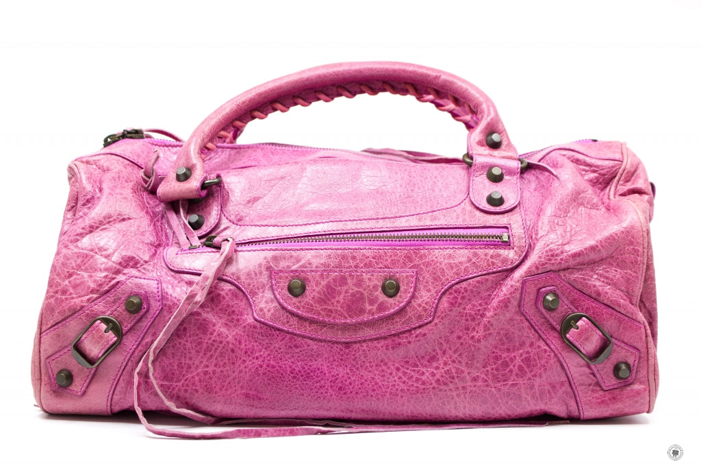 dobbeltlag Legitim Mursten Balenciaga 128523 D94IT 2WAY Twiggy Bag Pink Lambskin Shoulder Bags Bh –  Italy Station