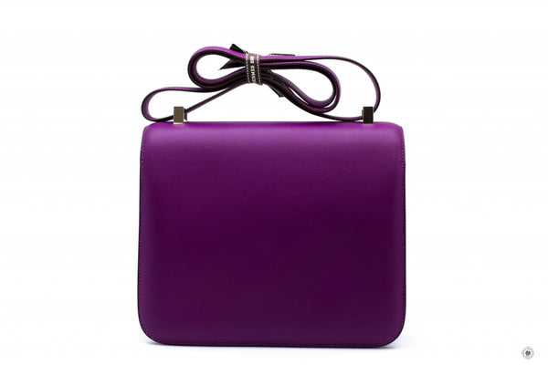 HERMES Hermes Constance 24  Anemone / CKP9 Evercolor 24 Shoulder Bags  | Italystation.com - Shop Now at italystation.com