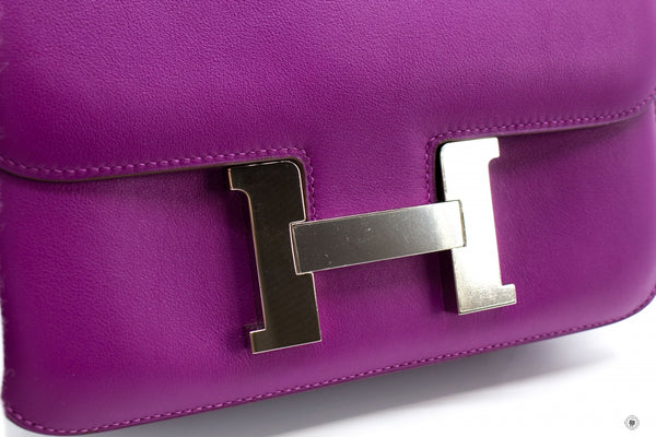 HERMES Hermes Constance 24  Anemone / CKP9 Evercolor 24 Shoulder Bags  | Italystation.com - Shop Now at italystation.com